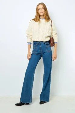 Online ANNA - High waist flare jeans Trousers