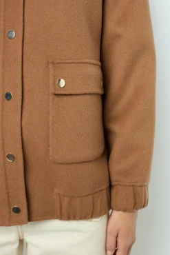 Hot ANNA - High-waisted wide-leg pants in jean Jackets