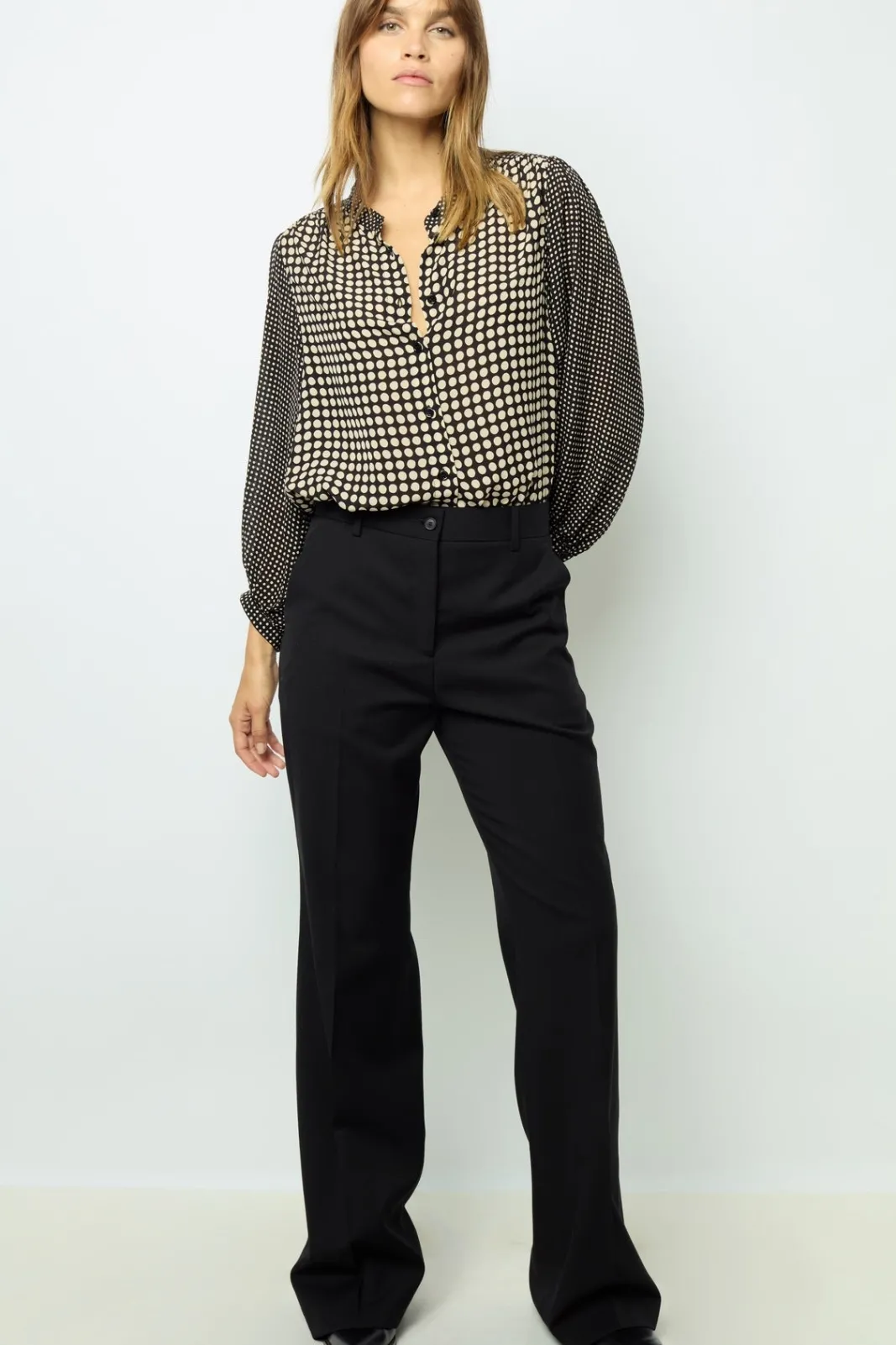 New Black bootcut trousers - NEESA Trousers