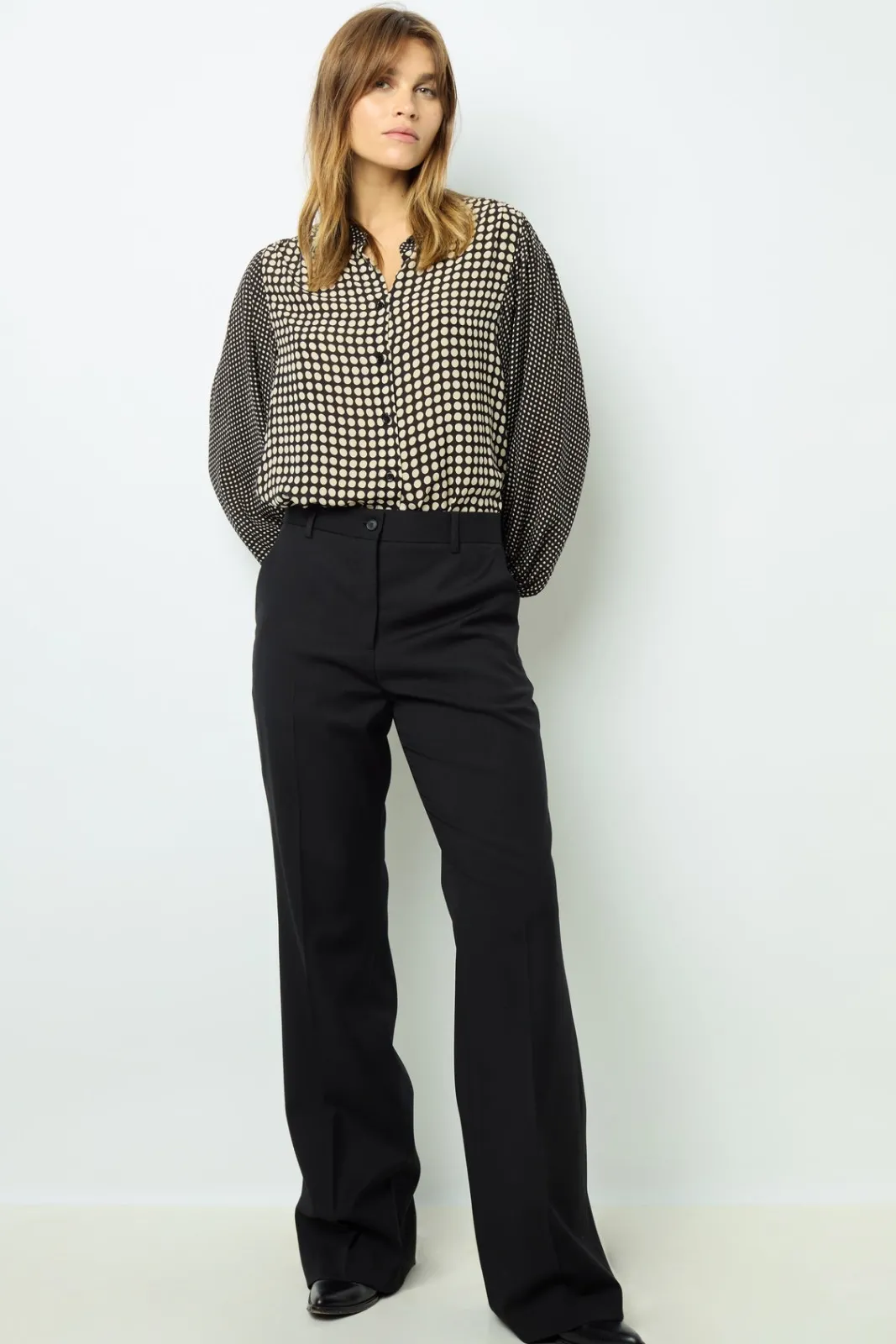 New Black bootcut trousers - NEESA Trousers