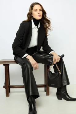 Sale Black jacket with gold chains - MIRIELLE Jackets