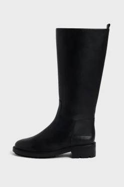 Fashion Black leather boots - ANDREW Shoes