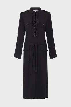 Hot Black maxi dress with lace - SIRENA Dresses