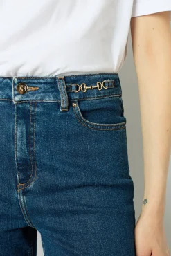 Clearance Bootcut with gold buckles - NAIADE Trousers