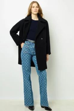 Best Bouclette mid-length coat - LYSANDRA Coats