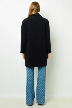 Best Bouclette mid-length coat - LYSANDRA Coats