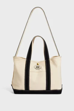 Discount Canvas shopping bag - LEON Handbag|Cabas & Tote Bags