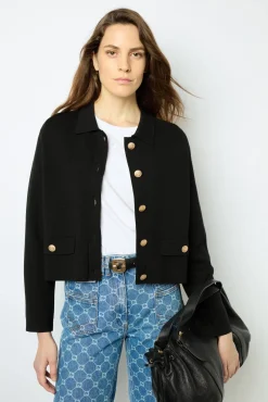 Clearance Cardigan with golden buttons - JULIE Knitwear