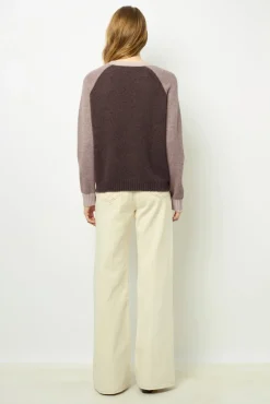 Discount Cashmere sweater in tonal shades - JALINA Knitwear