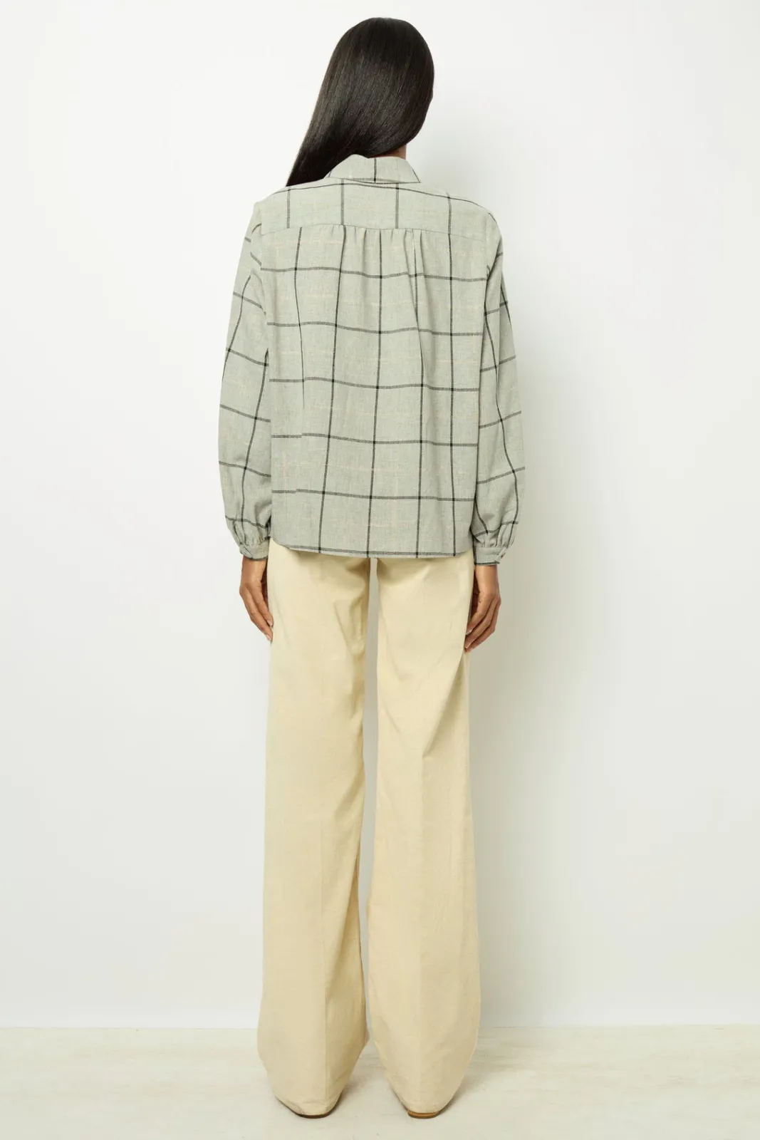 Clearance Check shirt with lurex - BELLE Shirts & Blouses