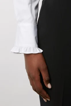 Clearance CHEMISE - Romantic poplin shirt Shirts & Blouses|Suits & Outfits