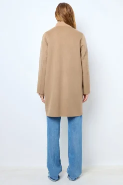 Online Coat in reversible fine wool fabric - LAREEN Coats