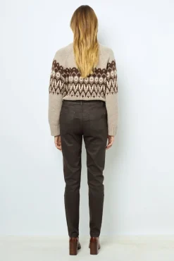 Online Coated slim jeans - NOURIA Trousers