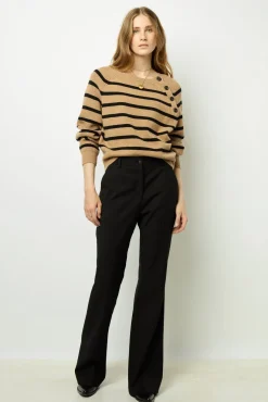 Fashion Contrasting stripe sweater - JENNA Knitwear