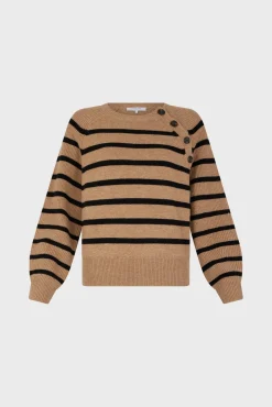 Fashion Contrasting stripe sweater - JENNA Knitwear