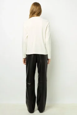 Fashion Cotton long sleeve T-shirt - AUDELIE Tops & T-Shirts