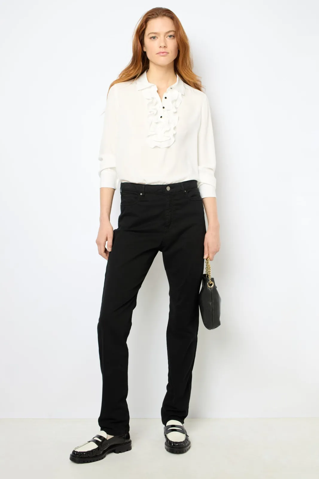 Outlet Crossbody bag in leather - LE MINI CHARLOTTE Trousers