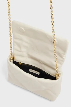 Online Crossbody bag in quilted leathe