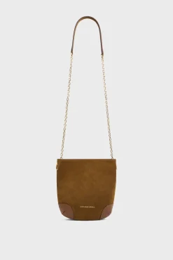 Best Crossbody bag in suede leather - LE MINI CHARLOTTE Shoulder Bags|Bucket Bags