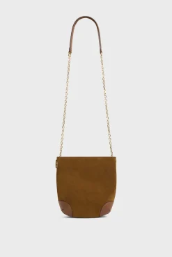 Best Crossbody bag in suede leather - LE MINI CHARLOTTE Shoulder Bags|Bucket Bags