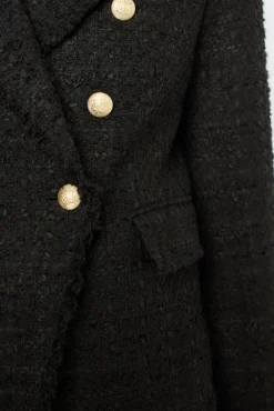 Outlet Double-breasted tweed blazer - MYLA Jackets