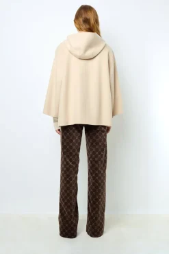 Fashion Double-face wool cape - NESRYNN Coats