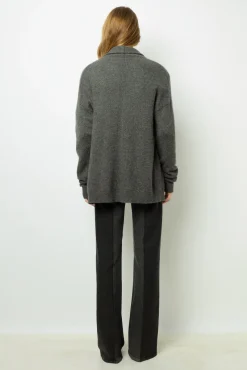 Online Edge to edge, open cashmere cardigan - JOHANA Knitwear