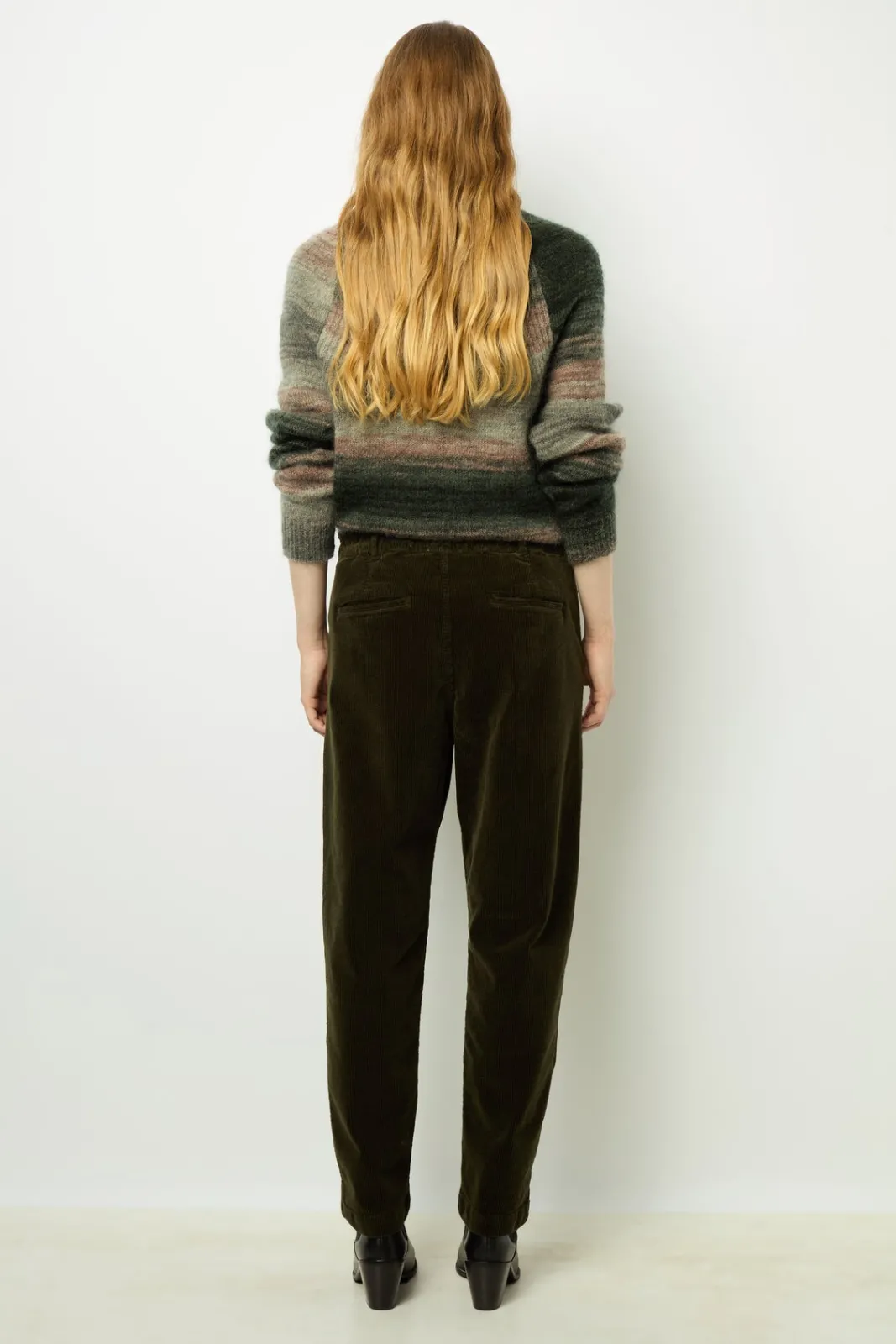 Clearance Elasticated corduroy pants - NYMPHIE Trousers