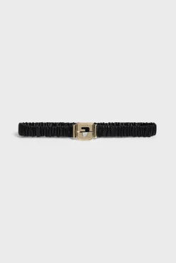 Online Elasticated leather belt - LE RITA Belts
