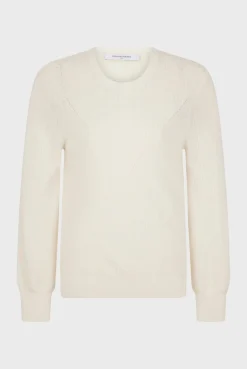 Discount Fine knit wool round neck sweater - JANINE Knitwear