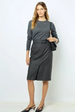 Hot Fine wool round neck sweater - JADE Knitwear