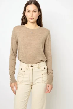 Discount Fine wool round neck sweater - JADE Knitwear