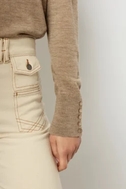 Discount Fine wool round neck sweater - JADE Knitwear