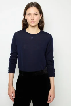 New Fine wool round neck sweater - JADE Knitwear
