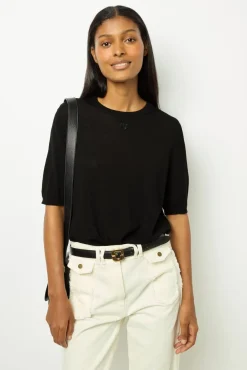 Sale Fine wool short-sleeved sweater - JASNA Knitwear