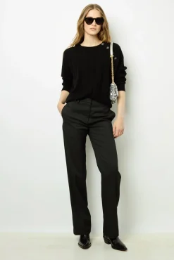 Best Fine wool sweater with rhinestone - JOSETTE Knitwear