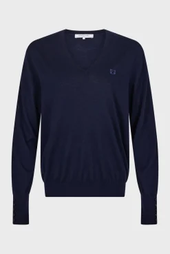 Hot Fine wool V-neck sweater - JULIETTE Knitwear