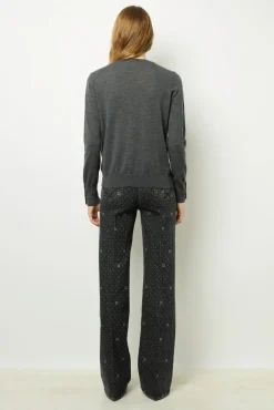 Clearance Fine wool V-neck sweater - JULIETTE Knitwear