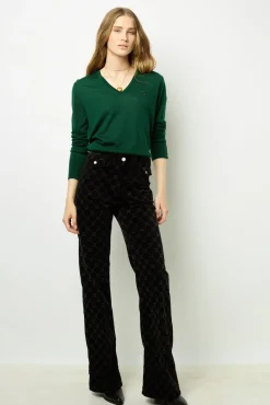 Clearance Fine wool V-neck sweater - JULIETTE Knitwear