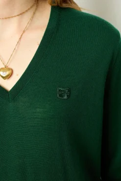 Clearance Fine wool V-neck sweater - JULIETTE Knitwear