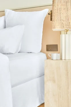 Best Fitted washed linen sheet - Fitted Sheets