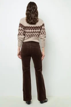 Clearance Flared corduroy pants - NAZIA Trousers