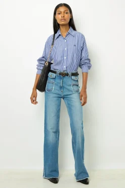 Sale Flared with fringes - ANNA Trousers