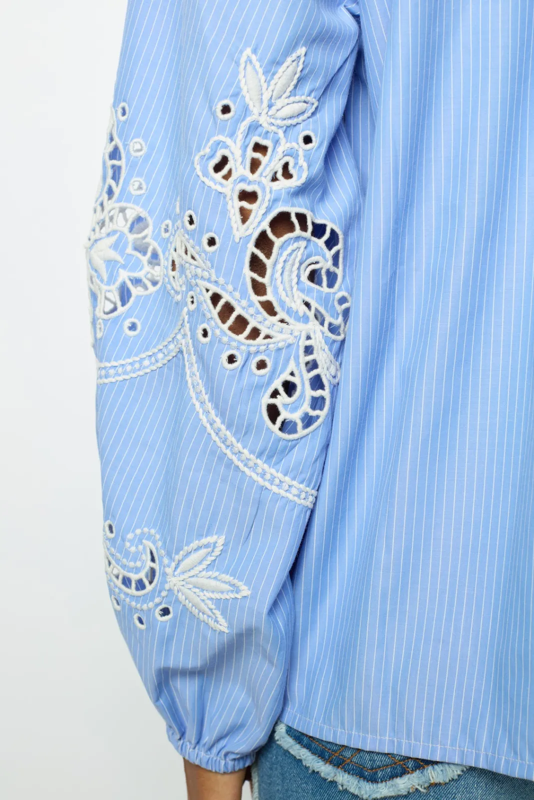 Outlet Flared jeans with fringes - ANNA Shirts & Blouses