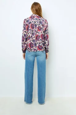 Online Flared jeans with fringes - ANNA Shirts & Blouses