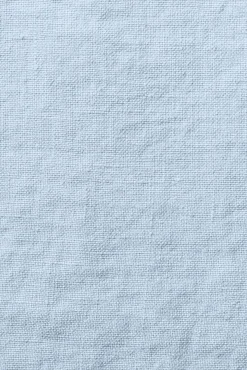 Clearance Flat washed linen sheet - sky blue Flat Sheets