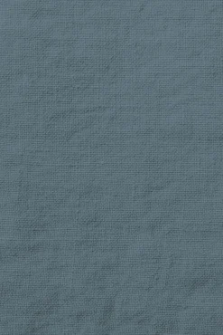 New Flat washed linen sheet - midnight blue Flat Sheets