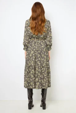 Sale Floral fluid maxi dress - SOLYA Dresses