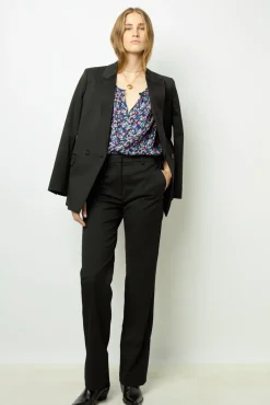 Outlet Floral jacquard blouse - BRITTANIA Shirts & Blouses