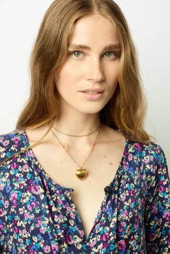 Outlet Floral jacquard blouse - BRITTANIA Shirts & Blouses